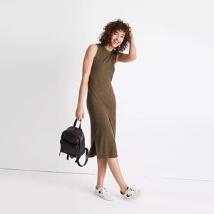 Madewell Ribbed Mockneck Dress